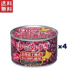 ホテイ ゆであずき北海道産 430g×4缶　賞味期限2027年11月18日