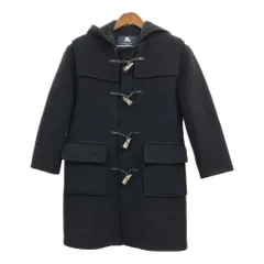 イングランド製 BURBERRY バーバリー ウール ダッフルコート ネイビー (メンズ S) 中古 古着 Q8377