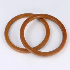 アウトレット品　ウッドハンドル　茶色　ハンドメイド