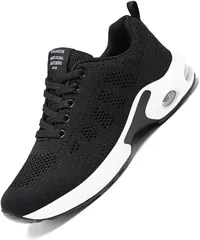 スニーカー レディース 即購入OK 軽量 エアクッション カジュアル トレーニングシューズ 運動靴 通気性 防滑 軽量 スポーツシューズyuanxiang01