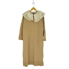 ザラ ZARA フリルカラー ニットワンピース レディース  XS-S