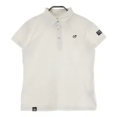 サイズ：1 MASTER BUNNY EDITION マスターバニーエディション  半袖ポロシャツ 総柄 ホワイト系 [240101395318]# ゴルフウェア レディース ストスト