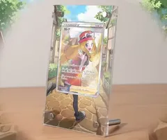 ポケカ マリィ セレナ ディスプレーフレーム ポケモンカード】マリィSR ディスプレイフレーム付き