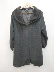 ◇ Rccat アールシーキャット 異素材 かわいい バイカラー 長袖 ジャケット サイズF ブラック グリーン レディース P  【1403110016159】