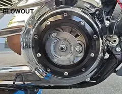 M8 ソフテイル ダービーカバー スケルトン ハーレー Slim Street Bob Low Rider Fat Bob FLSB Deluxe Breakout 2018 ブレイクアウト