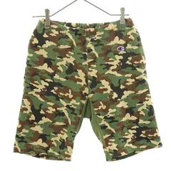 チャンピオン リバースウィーブ 迷彩柄 スウェット ショートパンツ S Champion ロゴワッペン メンズ 【中古】  【230826】