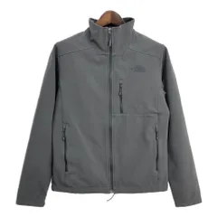 THE NORTH FACE ノースフェイス ソフトシェルジャケット アウトドア グレー (メンズ S) 中古 古着 T0532