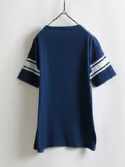 【お得なクーポン配布中!】 70s USA製 ★ Champion チャンピオン カレッジ プリント 半袖 フットボール Tシャツ ( メンズ 男性 M ) 70年代 アメリカ製 ビンテージ 古着