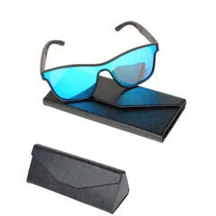 [FUJIKAZE] 偏光サングラス KH-03 スポーツサングラス UV400紫外線99%カット 軽量TR90材質 釣り 登山 ハイキング マリンスポーツ アウトドア用 Sports Sunglass ユニセックス男女兼用 一枚レンズ【REVOブルー】