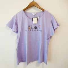 #snc インゲボルグ INGEBORG カットソー 11 薄紫 フリル袖 ロゴ コスメ柄 タグ付き 美品 レディース [834591]のサムネイル