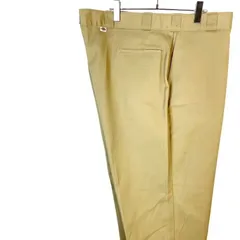 80s90sUSA製Dickiesディッキーズ874ワークパンツカーキベージュツイル生地ちびタグリアルワークウェアストリートアメカジスケーターファッションビッグサイズオーバーサイズvintageヴィンテージ50630