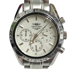 【レアモデル⭐️Charles Vogele】 シャルルホーゲル　 クロノグラフ　 クオーツ腕時計　 メンズ　 CV-7871R     10気圧防水　 23.12.15電池交換済み稼働日 （AYA）のサムネイル