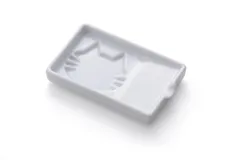 新品 東洋セラミックス(Toyo Ceramic) 小皿 皿 醤油皿 猫 ネコ 有田焼 ねこがでてくる調味料皿（2枚組）