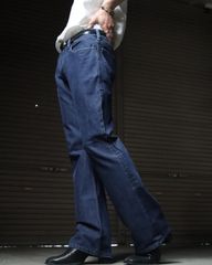 Italy made Diesel bootcut flare 5 pocket denim pants indigo イタリア製 ディーゼル ブーツカット フレア 5ポケット デニム ジーンズ インディゴ Ｗ31