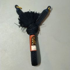 （37）羽織紐　平打ち　正絹　二重緑色※ お色味は現物優先でお願い致します。