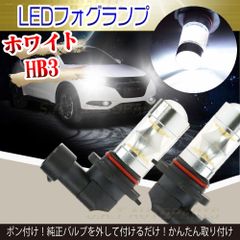 LED フォグランプ ホワイト 100W ハイパワー 2個 HB3