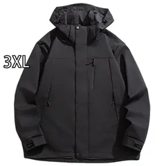 [3XL]メンズ ファッション 服 用 オシャレ シンプル 大人 かっこいい 大きいサイズ ストリート 紳士服 レトロ ステッチ フード付き ジャケット 登山 アウトドア 機能的