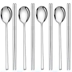 ⭐️未使用品⭐️純銀 韓国スプーン セット ⭐️未使用品⭐️純銀 韓国スプーン セット 韓国 銀 食器」の