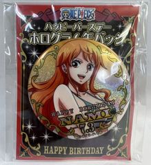 ONE PIECE バースデー缶バッジ ナミ ※パッケージに汚れあり※ - メルカリ