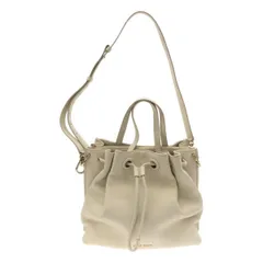 Cole Haan コールハーン レザーバケットショルダーバッグ  ホワイト