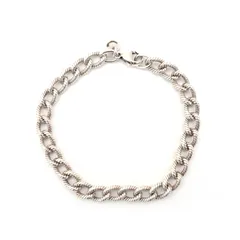 ティファニー Tiffany&Co. ツイストロープ ブレスレット シルバー silver 925 シンプル ユニセックス 約19.5g 7-9-460