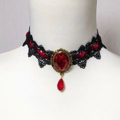 ベアトリーチェ・レッド　◆コスプレ　ゴスロリ　チョーカー　ネックレス◆