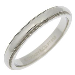 ティファニーミルグレインワイドリング　15号　新品仕上げ　無傷未使用に近い ティファニーミルグレインワイドリング 15号 新品仕上げ 無傷未使用に