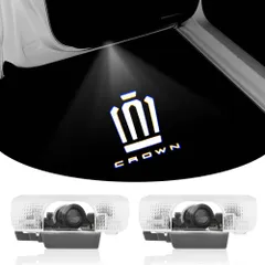 新品 新型クラウン16代目 カーテシライト ドアウェルカムライト カーテシランプ LEDロゴ投影 トヨタクラウン16代目 SH35型 カーテシ 車用ドアランプ対応トヨタ 16代目クラウン SH35型工具付き2個セット色褪せず (Crown 16 2個セット-