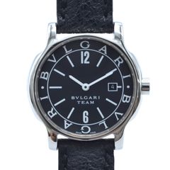 BVLGARI ブルガリ ソロテンポ スタッフ限定 ST29S デイト SS ブラック文字盤 クォーツ QZ レディース腕時計【中古】【美品】