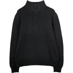 古着 90~00年代 カルバンクライン Calvin klein リブ編み コットンニットハーフジップセーター メンズL相当 ヴィンテージ/eaa492547