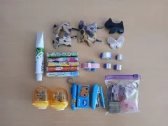 可愛い 文具類 ヘアピン (デコレーション) 保管用)