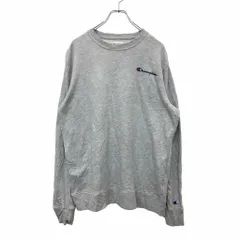Champion ロゴ スウェット トレーナー Mサイズ チャンピオン グレー 古着卸 アメリカ仕入 t2406-3752