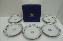 【未使用品】たち吉　花容　中皿　5客