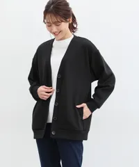 【新品未使用】ハニーズ シネマクラブ CINEMA CLUB カーディガン きれいめＶネックカーディガン 黒 レディース L■L28692SSS25-250413-50（510）