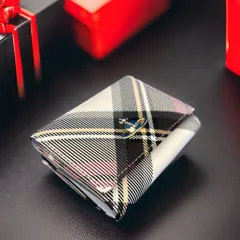 【新品・正規品・お買い得！】ヴィヴィアンウエストウッド 三つ折財布 EXIBTION-8【値下げOK】