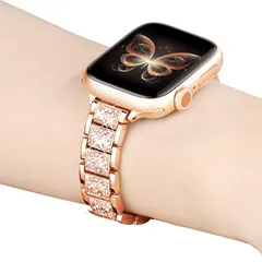 【人気商品】Watch 42mm(Series10)、エレガントでレトロ、キラキラ可愛いのコンパチブルApple バンド、おしゃれ人気金属ですiWatch バンド 夏 バンド 、対応Apple Watch 10バンド、互Apple 38mm Watch Se