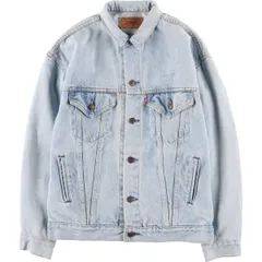 古着 90年代 リーバイス Levi's 57508-0214 デニムジャケット Gジャン USA製 メンズXL相当 ヴィンテージ/eaa566985