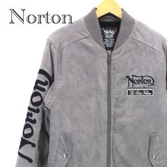Norton ノートン ジャケット 193N1700 M グレー系 MA-1 メンズ