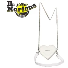Dr.Martens (ドクターマーチン) AD092100 MINI HEART BAG ミニ ハート レザーショルダーバッグ OPTICAL WHITE