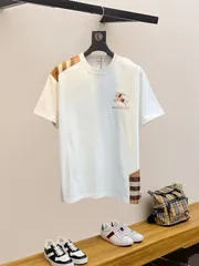 【今日特価】BURBERRY 2025SS 刺繍 LOGO ショートスリーブ