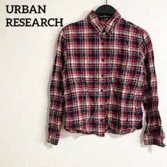 URBAN RESEARCH アーバンリサーチ　シャツ　チェック　赤　レッド