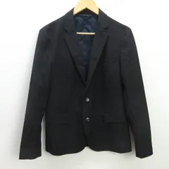 H■ユナイテッドアローズ/UNITED ARROWS B＆Y 2Bテーラードジャケット【L】黒/MENS■25【中古】
