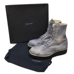 【値下げ】ヨウジヤマモト　メンズ　ブーツ　黒　29センチ yohji yamamoto - ヨウジヤマモト23AW pour homme×Dr.Martens 10