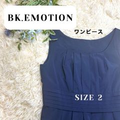 BK EMOTION ビーケーエモーション ワンピース ネイビー サイズ2 M