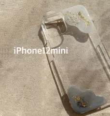 iPhoneケース ハンドメイド スマホケース ニュアンス おしゃれ iPhone12mini