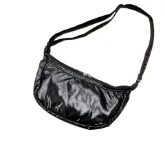 PORTERポーターガール　ボンボン　ハーフムーン　ショルダーバッグ　黒 PORTER GIRL BONBON(ポーターガール ボンボン) ONE SHOULDER BAG