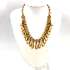 Monet モネ ネックレス ヴィンテージ チェーン チョーカー  ゴールド GP【OE-485】