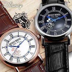 【アウトレット】ミッキー  腕時計 レディース メンズ ブランド ディズニー ノーブルミッキー 本牛革ベルト おしゃれ Disney アウトレット 訳あり disney_y