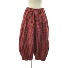 COMME des GARCONS　赤チェック　バルーンパンツ Yahoo!オークション - 新品 23ss comme des garcons homme plus