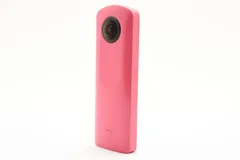 RICOH THETA SC2 ピンク 純正革ケース付き